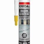 Silicon Colozinc Adeziv Si Izolant Pentru Tabla Zincata Gri, 290ml, Soudal