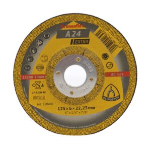 Disc Slefuire Metal 125 x 6 x 22.23 mm, A24 Extra Klingspor