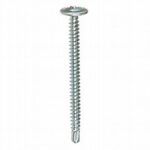 Surub Tabla Autoforant 4.2 x 45 mm cu Saiba Cap Plat, Otel Zincat, Seda Invest
