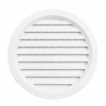 Rama Aerisire Rotunda Cu Plasa D100 mm, Pentru Ventilatia Incaperilor, Alba, Divers Invest Srl