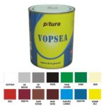 Vopsea Alchidica Lucioasa Pitura, Pentru Lemn /Metal /Zidarie, Interior/Exterior, 4L Albastru, Bauservice