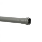 Teava PVC Pentru Canalizare Interioara, Cu Inel, 40 x 1,5 mm x 0,5 m, Gri, Florianis Ferogal