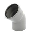 Cot PP HTB Pentru Scurgere Interioara, D 110 mm, 45 grade Gri