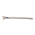 Cablu Electric MYYM / H05VV-F, 2 x 1.5 mmp, Cupru, Alb