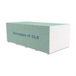 Placa Duragips H 12,5 Verde, Pentru Umezeala, Interior, 12,5 x 1200 x 2600 mm, 3.12 mp/placa, Duraziv